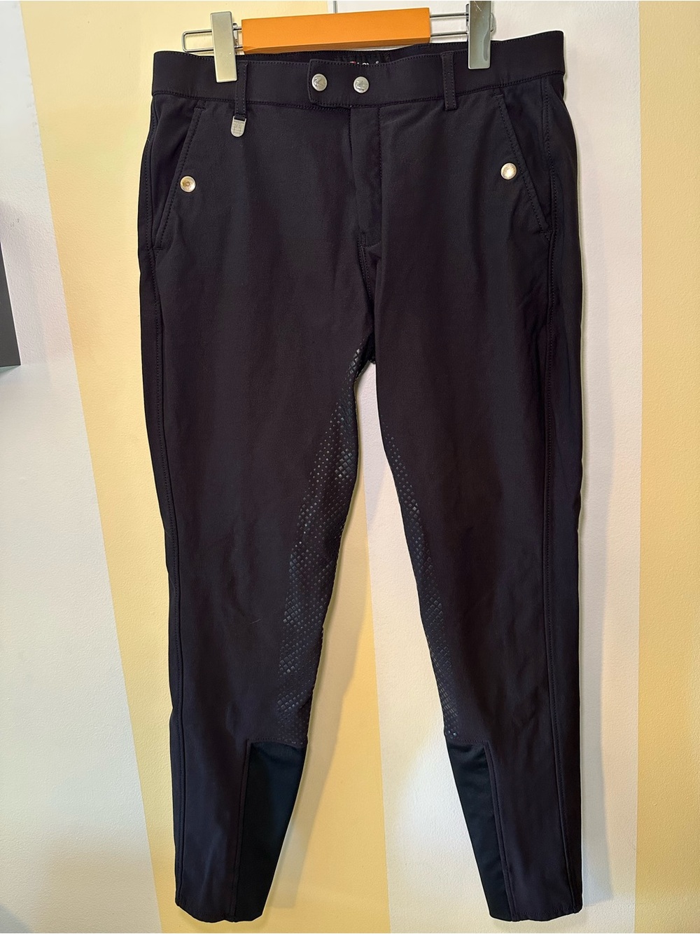 Horze Breeches Womens 34 Grand Prix Silicone Full Seat Black Equestrian Riding